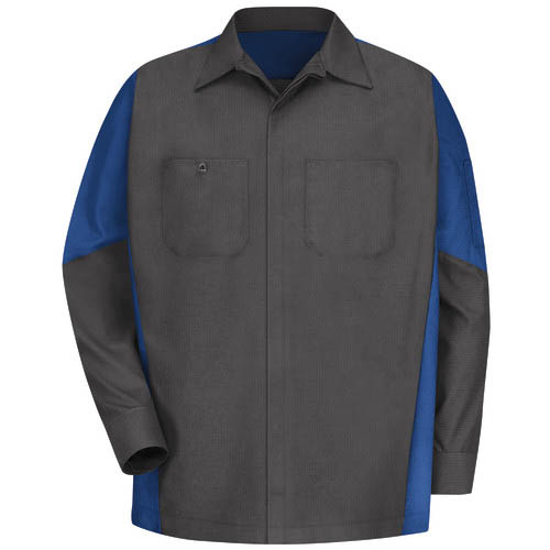 Two-Tone Long Sleeve Crew Shirt