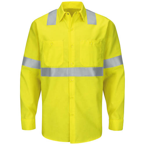 Hi-Visibility Long Sleeve Ripstop Work Shirt - Type R, Class 2